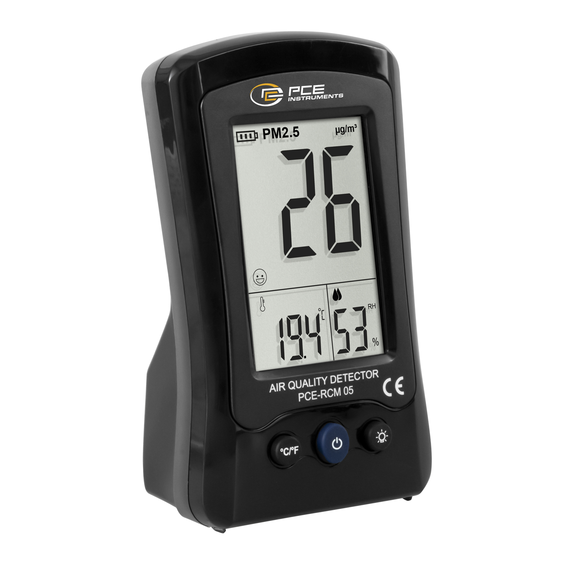 PCE Air Quality Meter — PM2.5 Measurement, Model# PCE-RCM 05